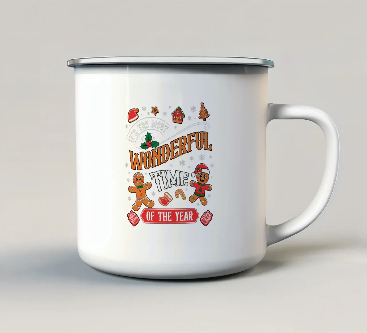 It's the Most Wonderful Time of the Year emaille mok van edsonramosart