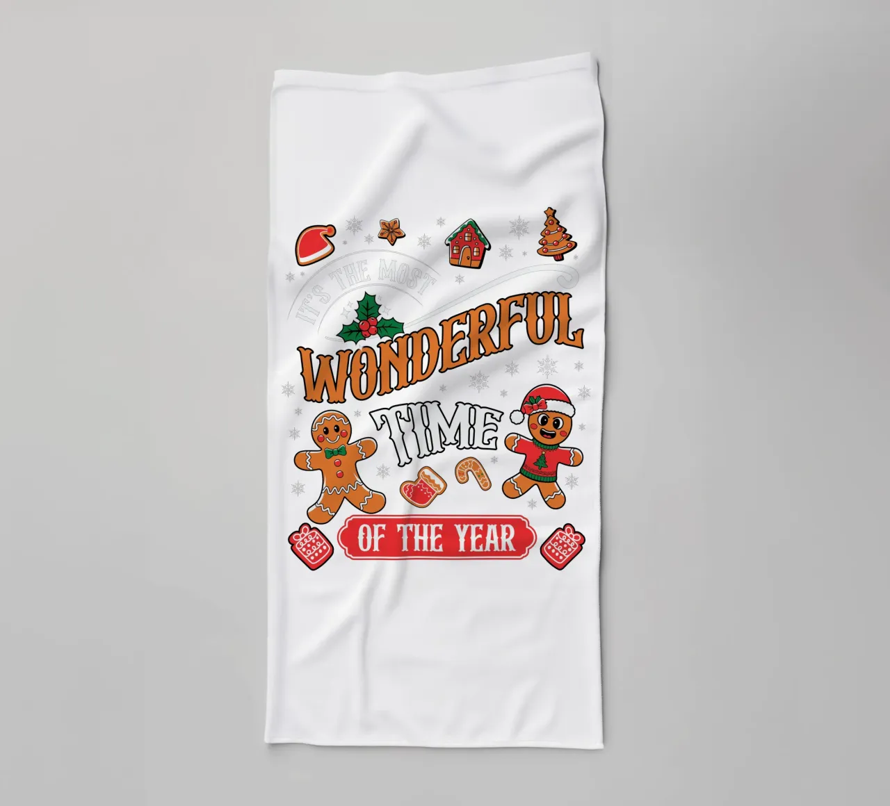 It's the Most Wonderful Time of the Year asciugamano da bagno da edsonramosart
