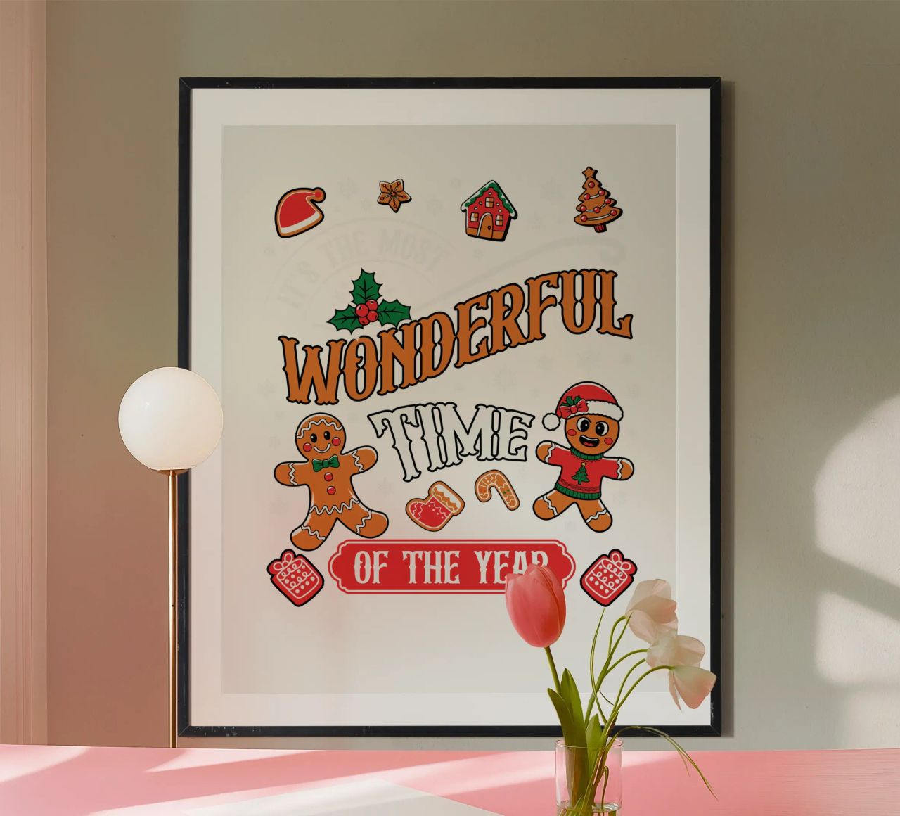 It's the Most Wonderful Time of the Year carta hahnemühle da edsonramosart