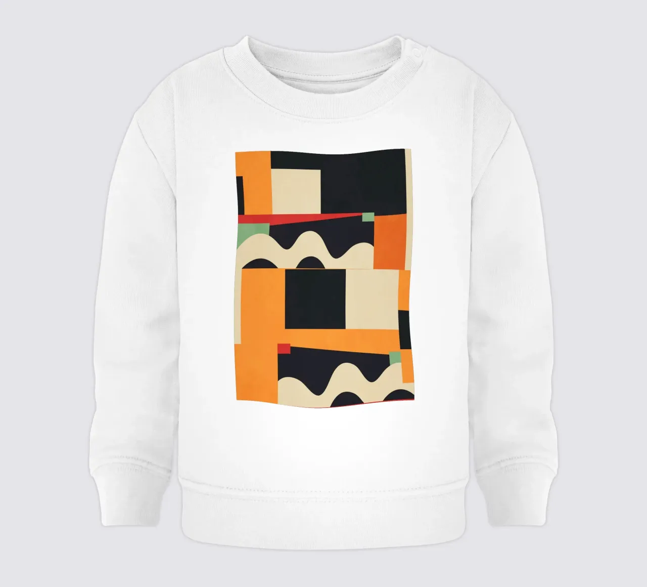Colorful Geometric Abstract Art 6 baby sweatshirt by Gaite