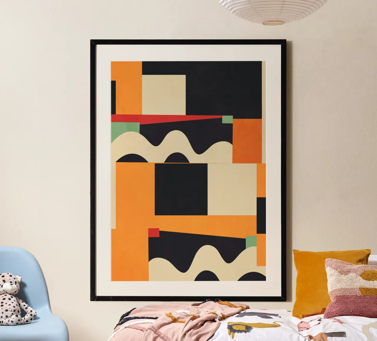 Colorful Geometric Abstract Art 6 hahnemühle by Gaite