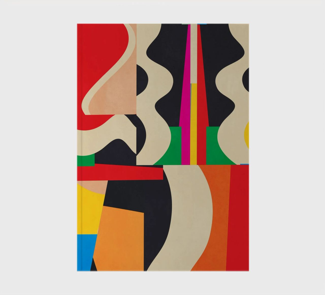 Colorful Geometric Abstract Art notebook by Gaite