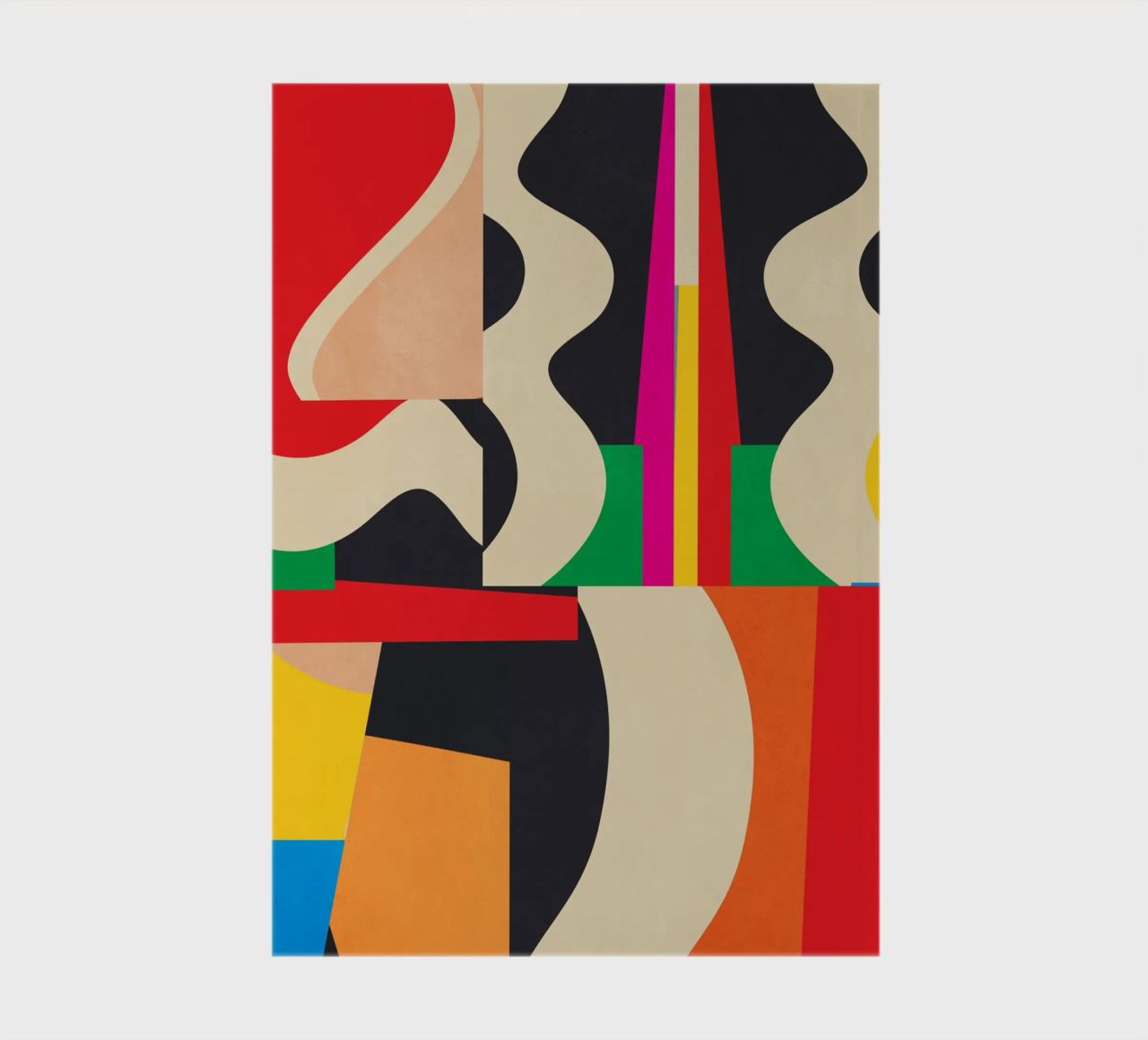 Colorful Geometric Abstract Art notebook by Gaite