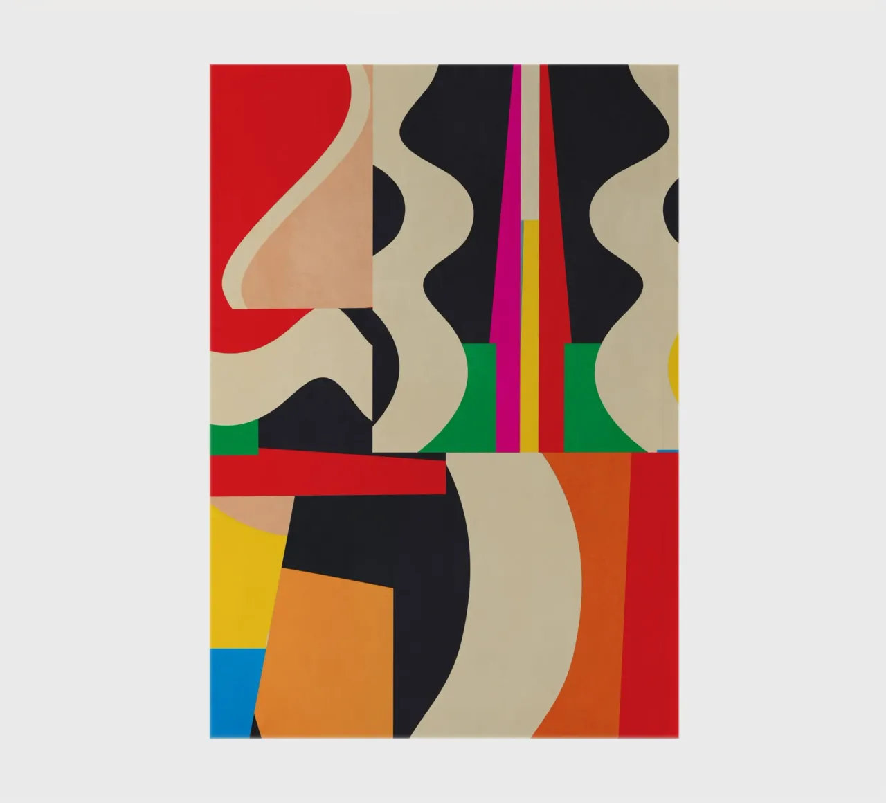 Kleurrijke geometrische abstracte kunst notitieboek van Gaite