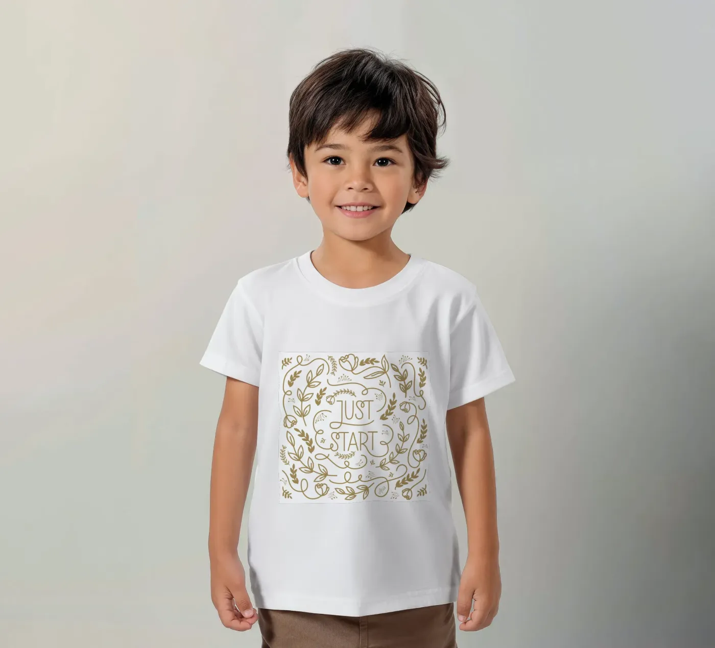 Just Start t-shirt bambini da anisillustration