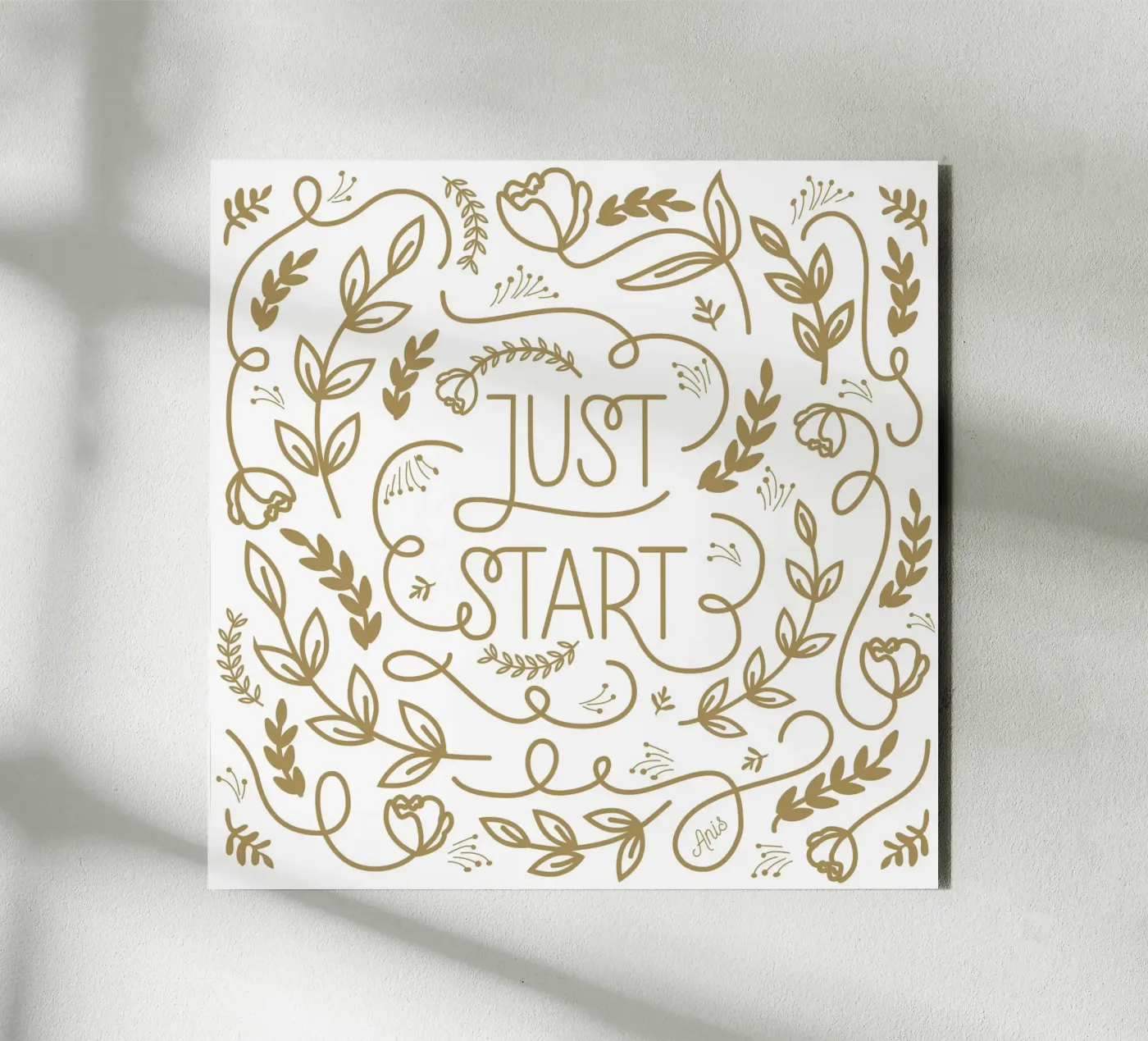 Just Start alluminio dibond da anisillustration