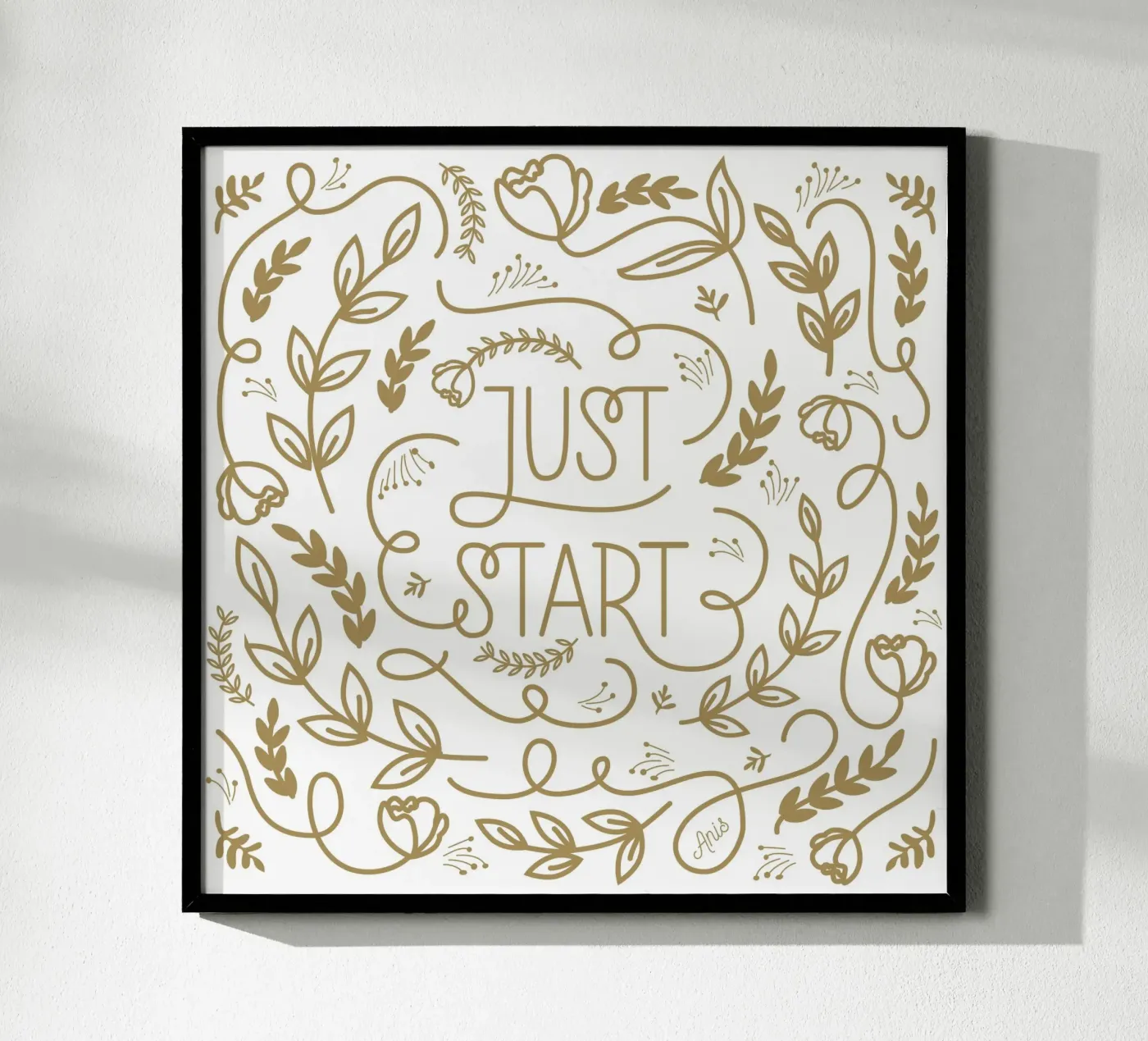 Just Start poster da anisillustration