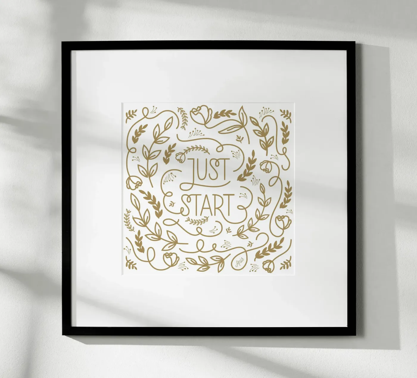 Just Start poster da anisillustration