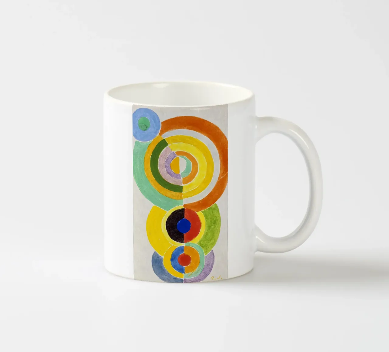 Robert Delaunay - Ritmo I. tazza in ceramica da ARTOTHEK