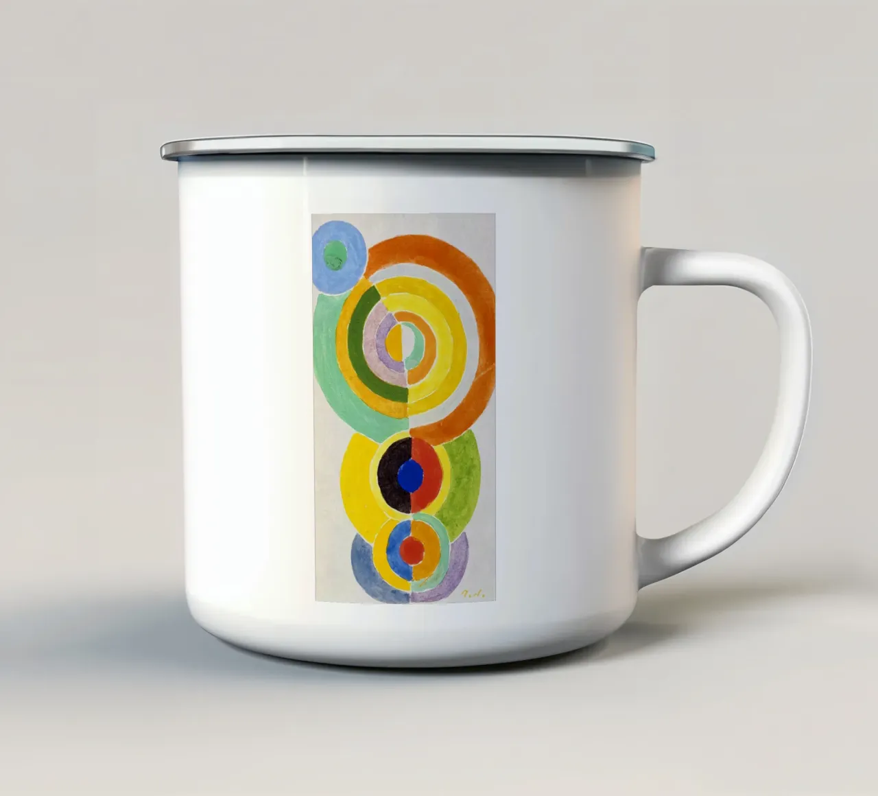 Robert Delaunay - Ritmo I. tazza in smalto da ARTOTHEK