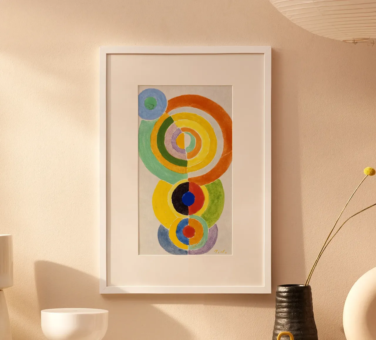 Robert Delaunay - Ritmo I. poster da ARTOTHEK