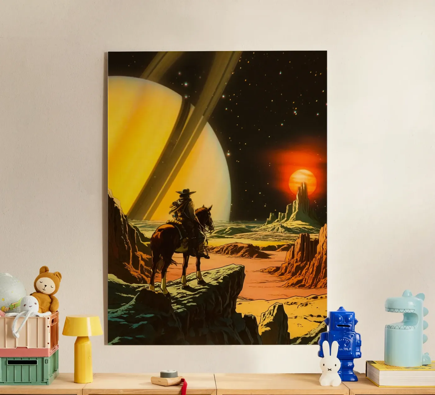 Cowboy cosmico plexiglass da Taudalpoi