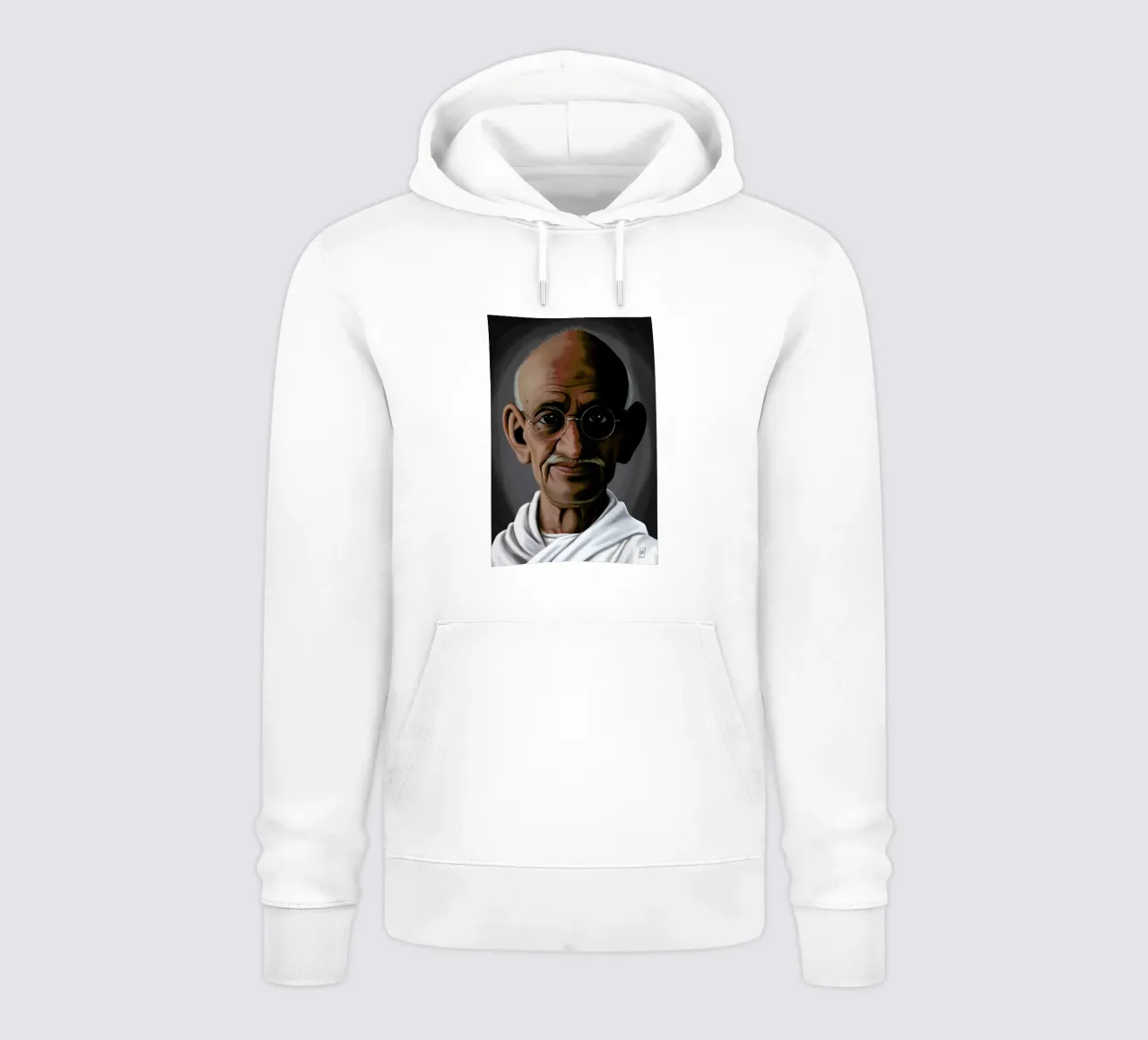 Mahatma Gandhi felpa con cappuccio da Rob Art | Illustration
