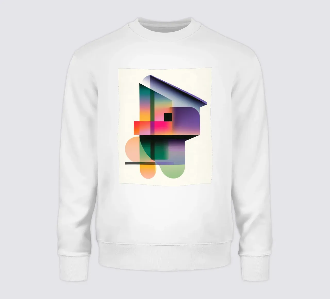 Forme geometriche colorate felpa da Geometric
