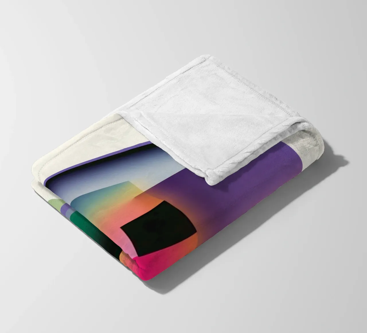 Forme geometriche colorate coperta in pile da Geometric