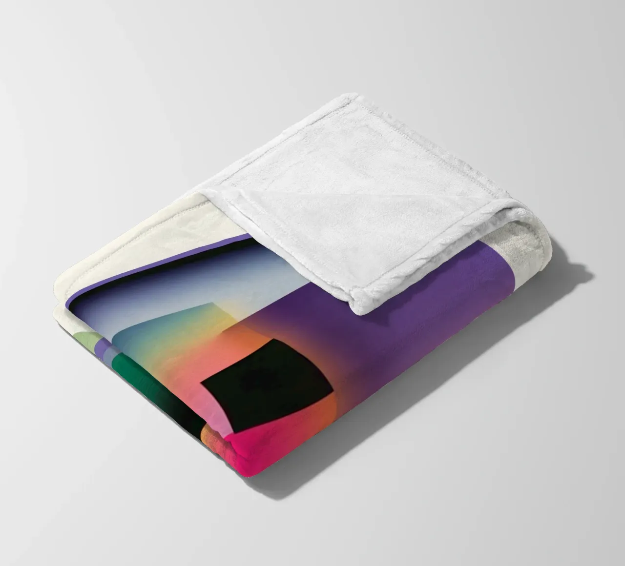 Forme geometriche colorate coperta in pile da Geometric