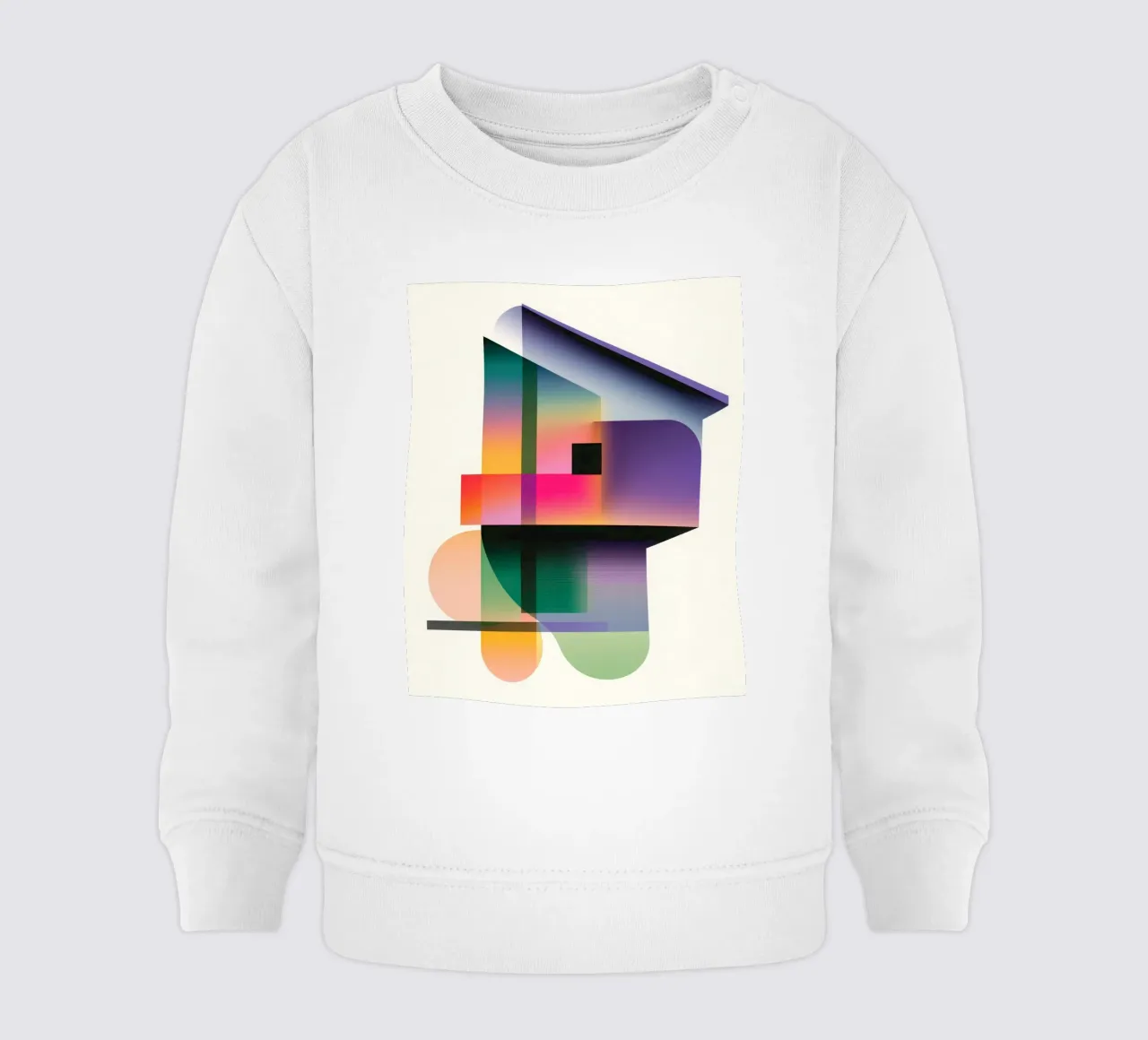 Forme geometriche colorate felpa neonato da Geometric