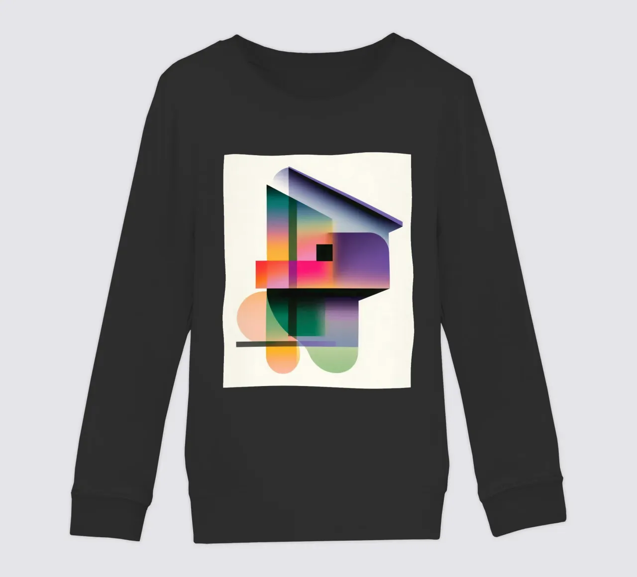 Forme geometriche colorate felpa bambino da Geometric