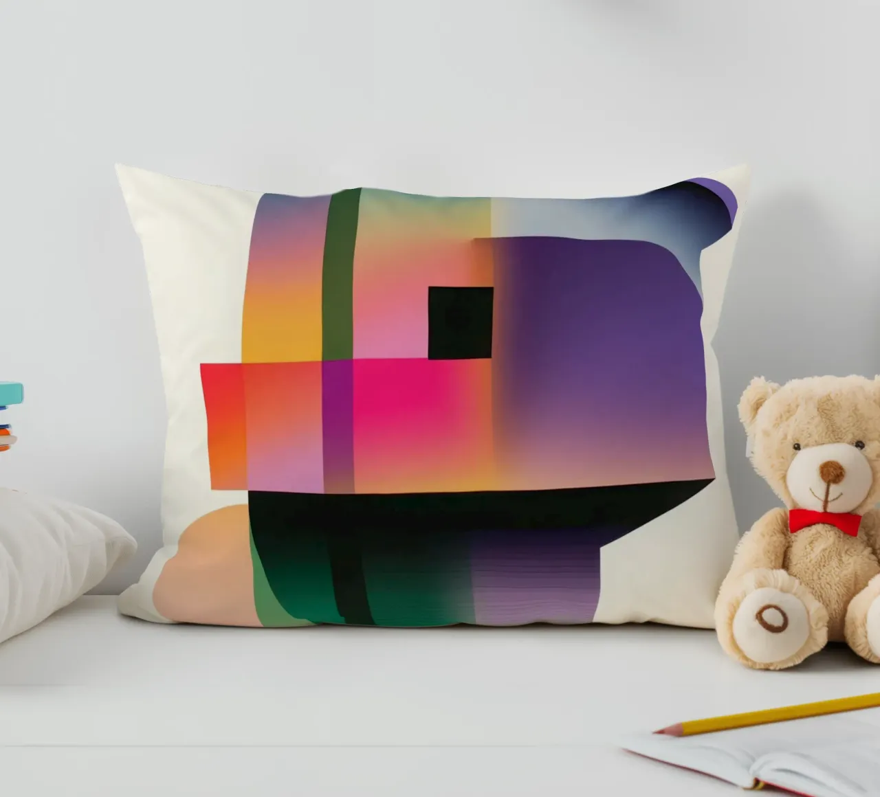 Forme geometriche colorate cuscino da Geometric