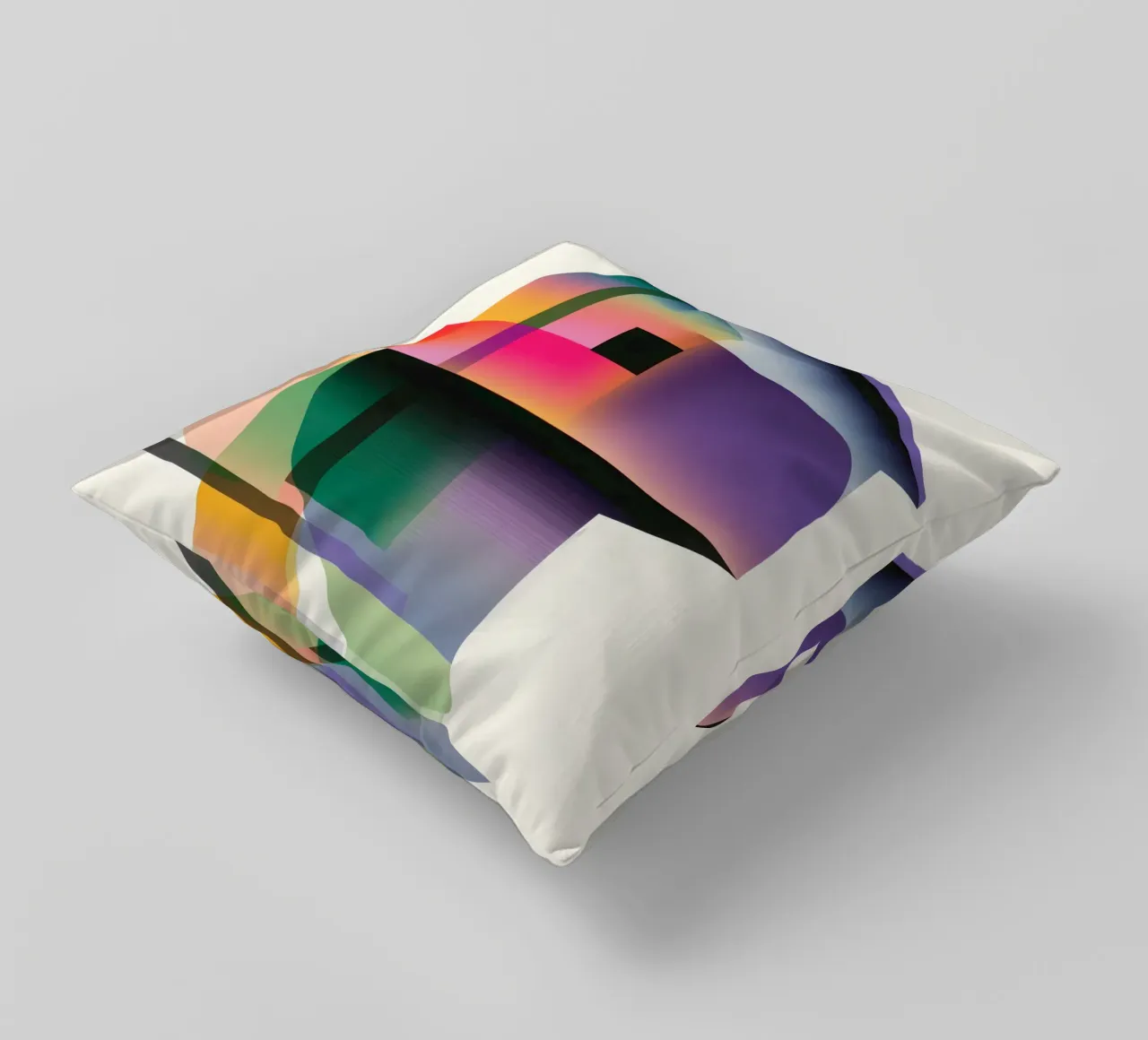 Forme geometriche colorate cuscino da Geometric