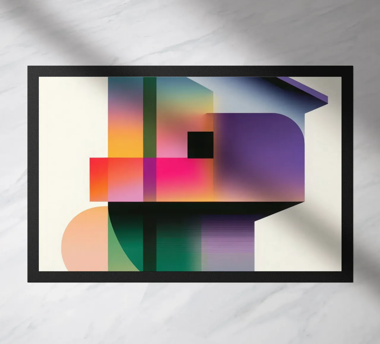 Forme geometriche colorate zerbino da Geometric