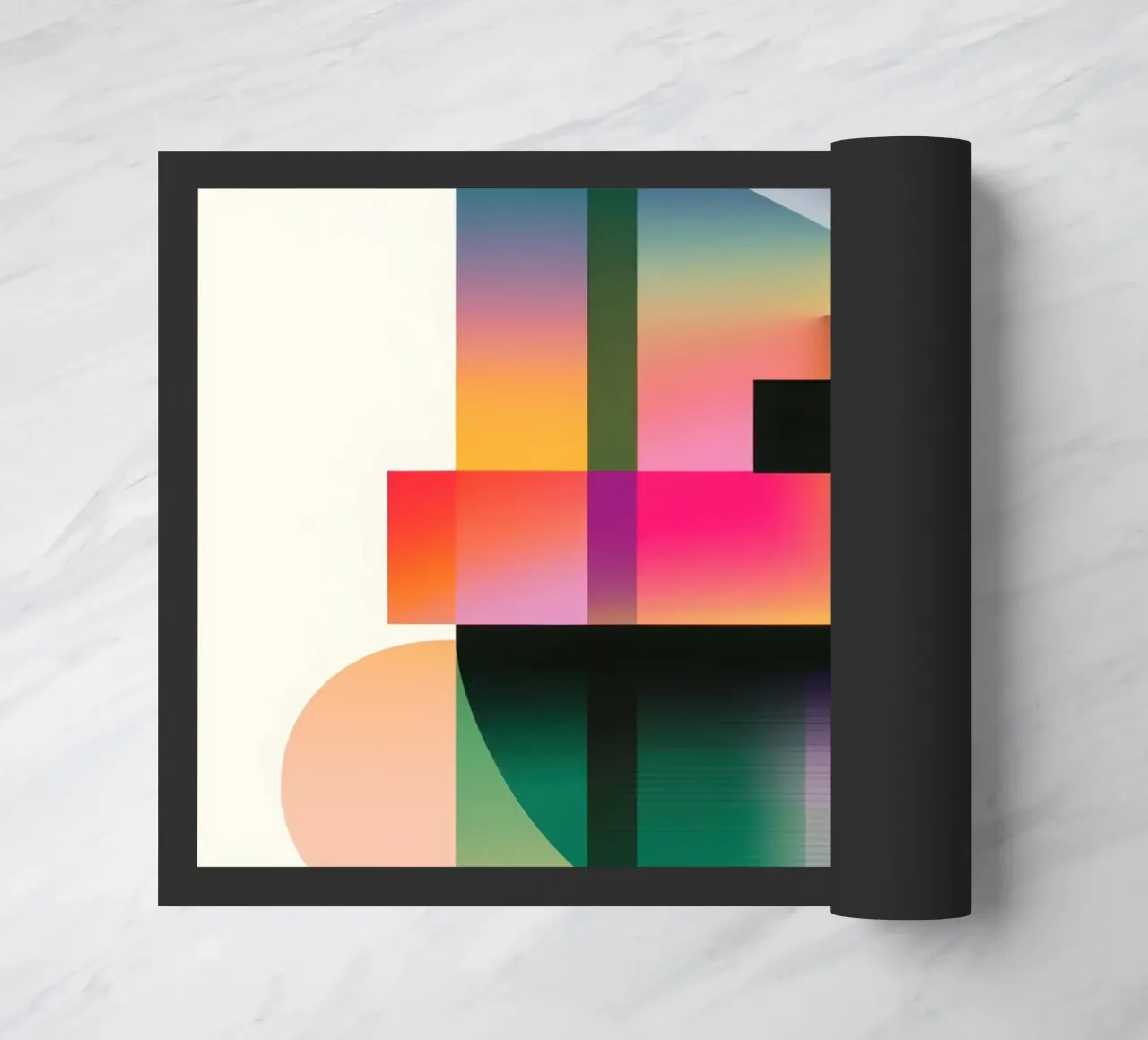 Forme geometriche colorate zerbino da Geometric