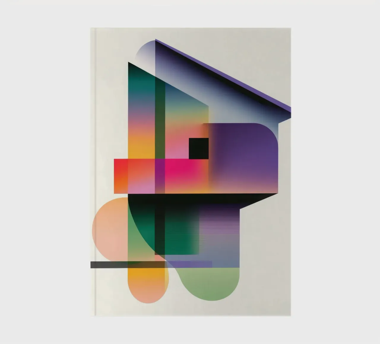 Forme geometriche colorate diario da Geometric