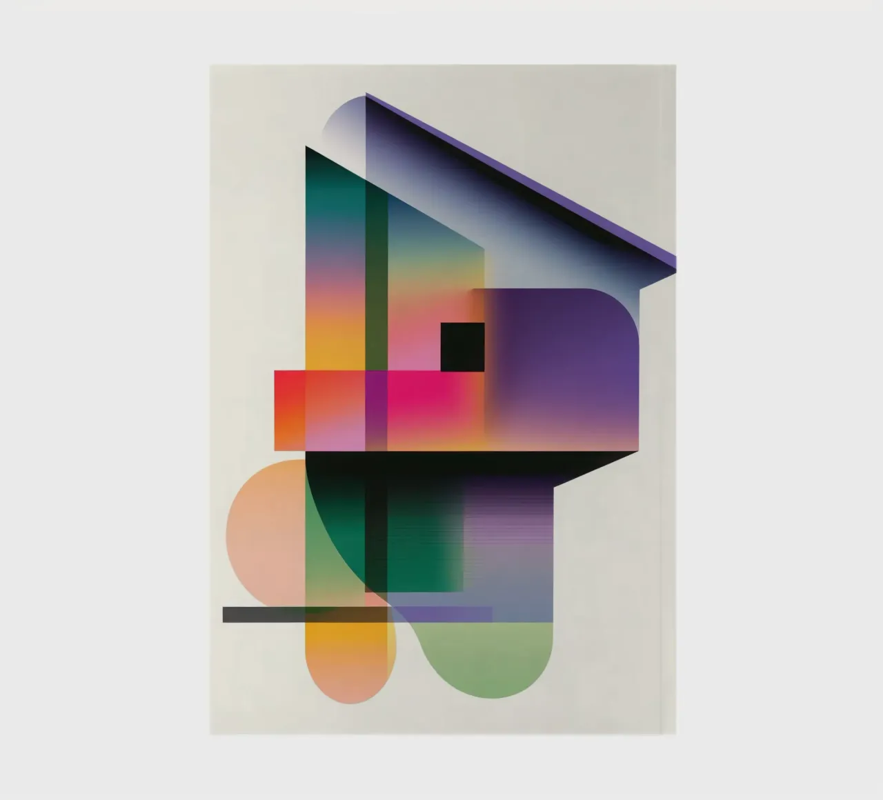 Forme geometriche colorate diario da Geometric