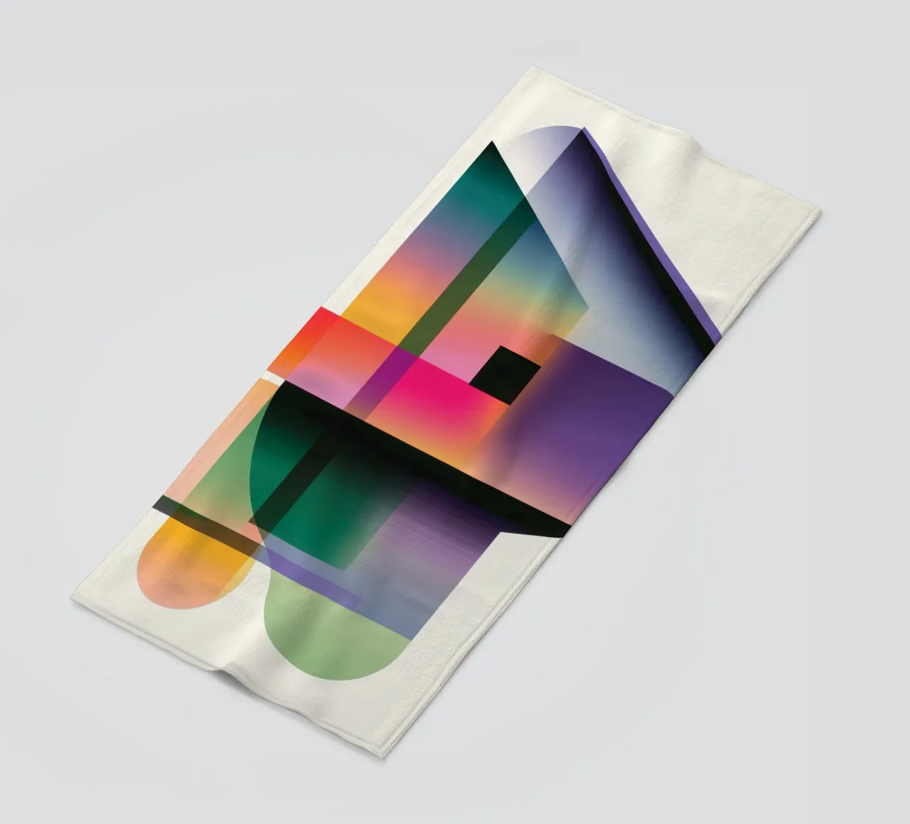 Forme geometriche colorate telo mare da Geometric