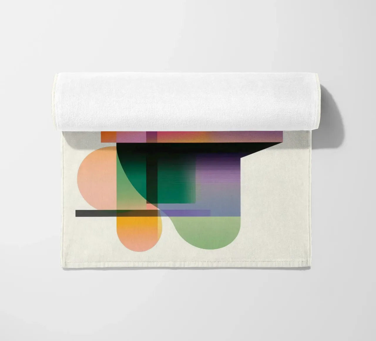 Forme geometriche colorate telo mare da Geometric