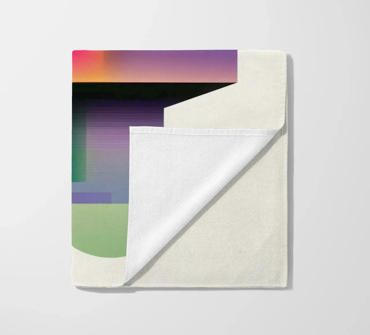 Forme geometriche colorate telo mare da Geometric