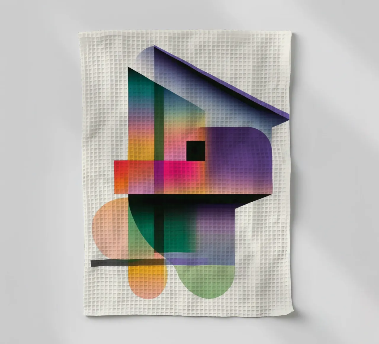 Forme geometriche colorate canovaccio da cucina da Geometric