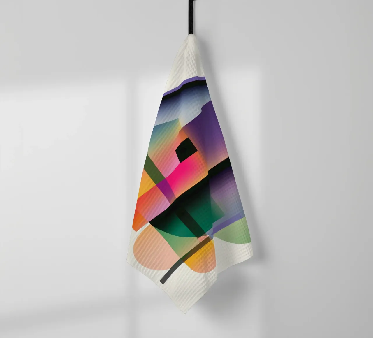 Forme geometriche colorate canovaccio da cucina da Geometric