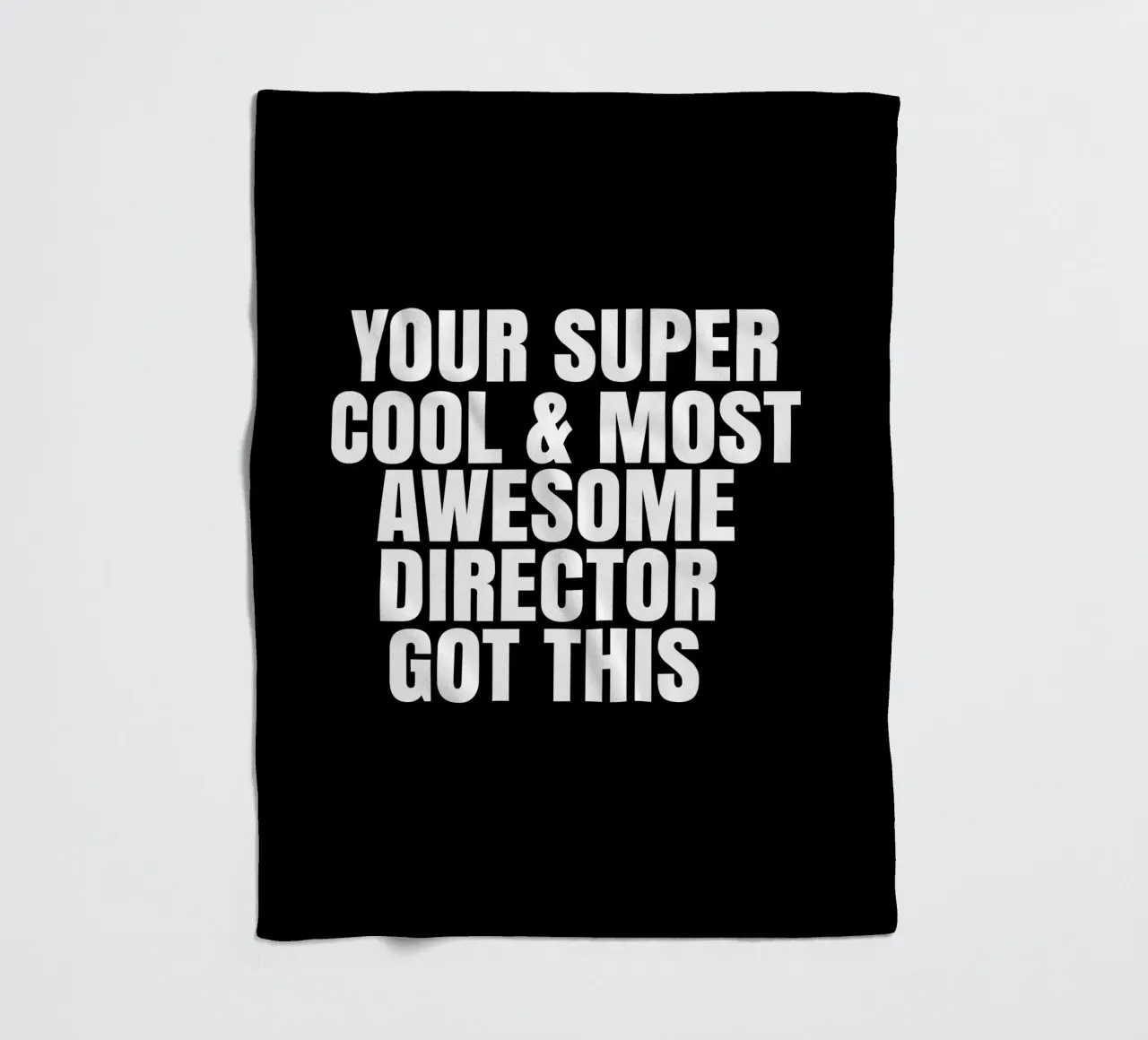Your super cool and most awesome director got this coperta in pile da happieeagle