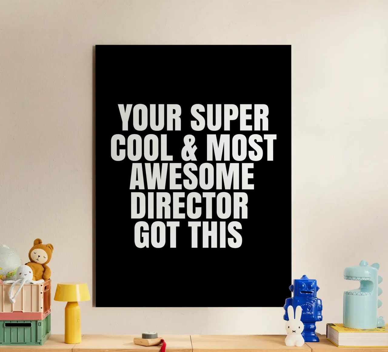 Your super cool and most awesome director got this alluminio dibond da happieeagle