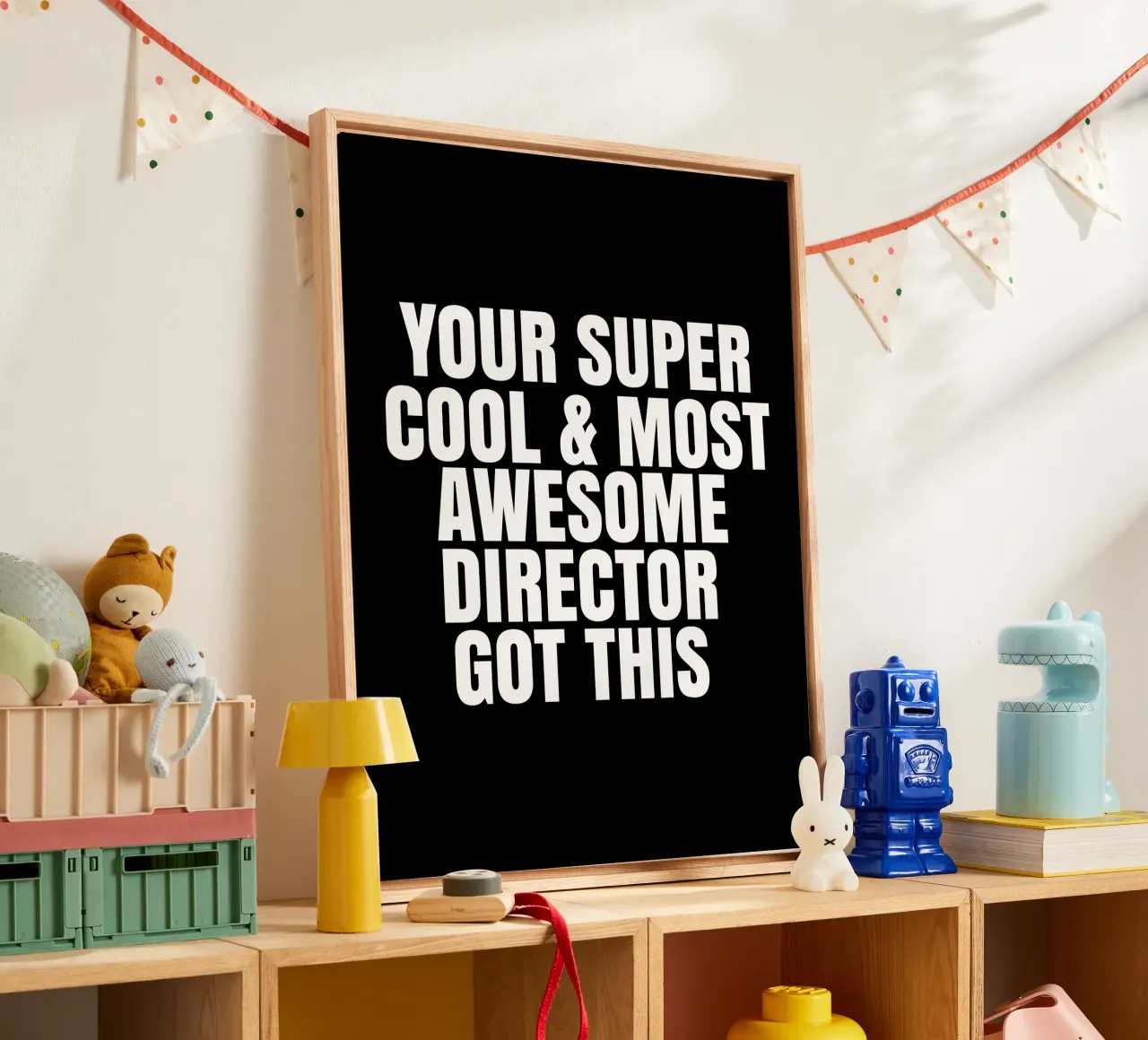 Your super cool and most awesome director got this tela con Cornice a cassetta da happieeagle