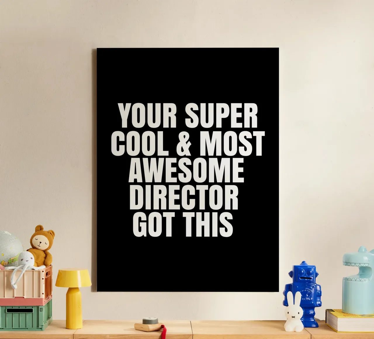 Your super cool and most awesome director got this tela con Cornice a cassetta da happieeagle