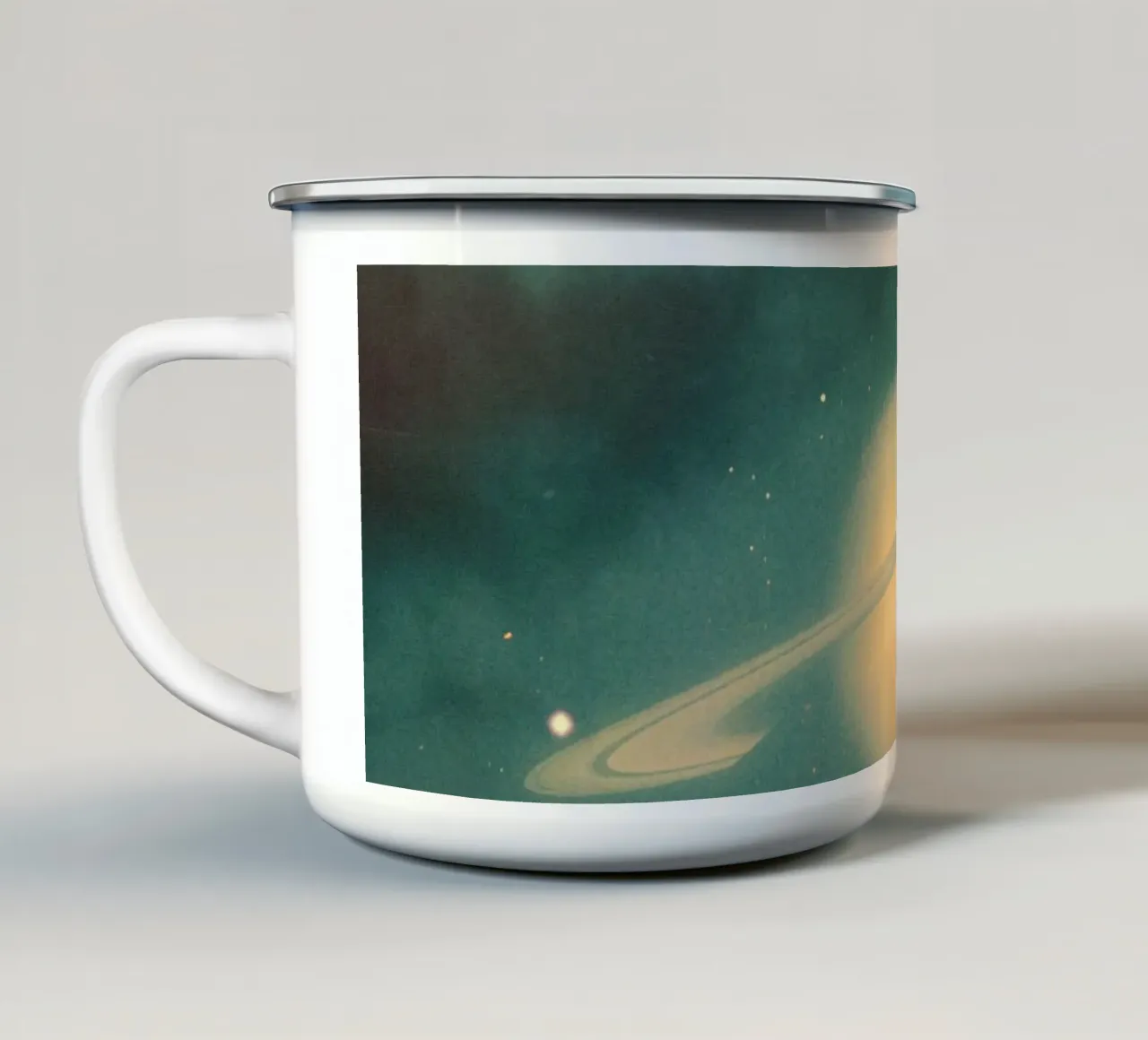 Insieme attraverso le tempeste tazza in smalto da Taudalpoi