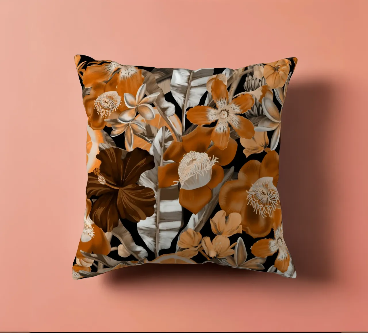 Flowers and Fruits cuscino da anisillustration