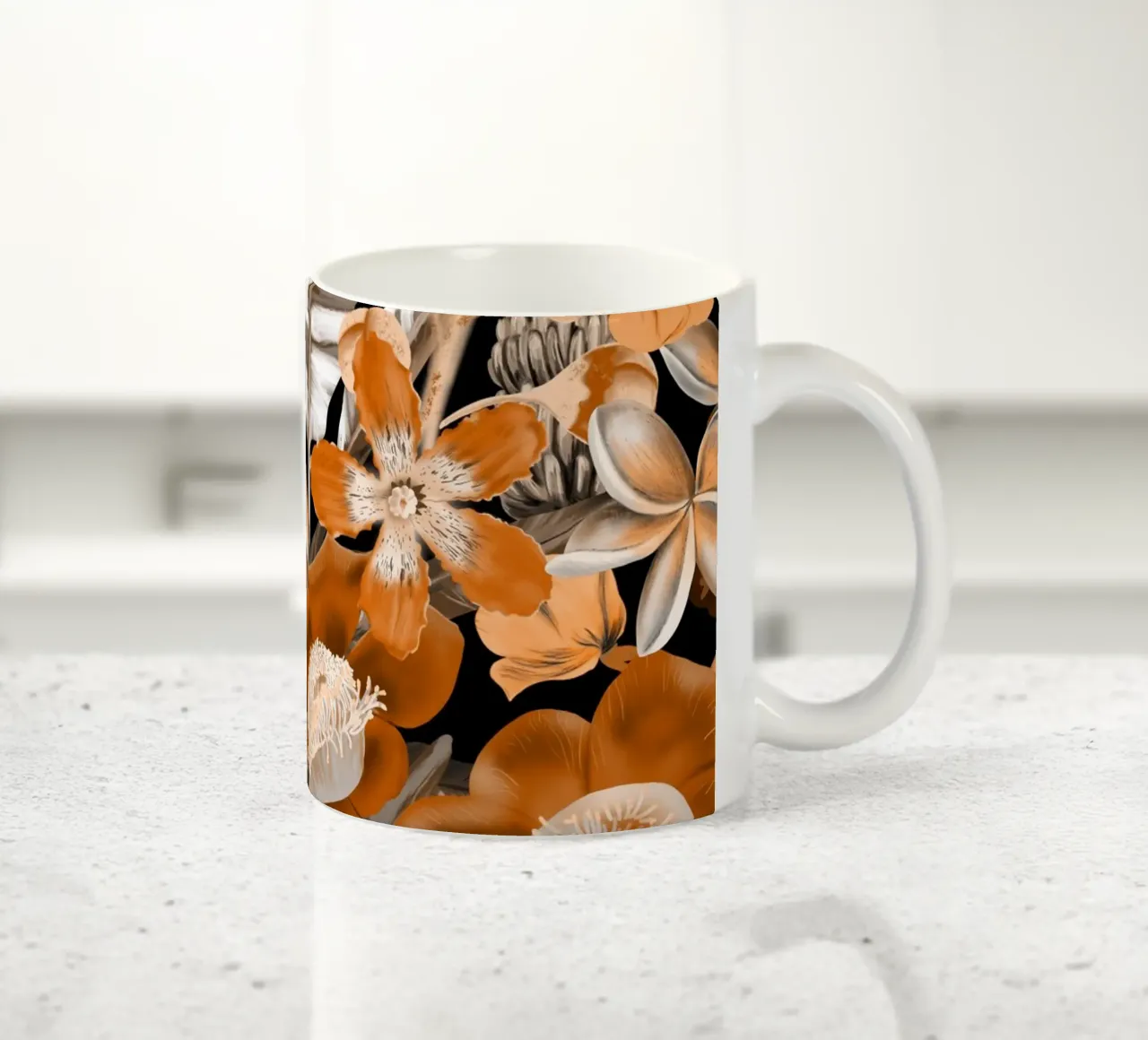 Flowers and Fruits tazza in ceramica da anisillustration