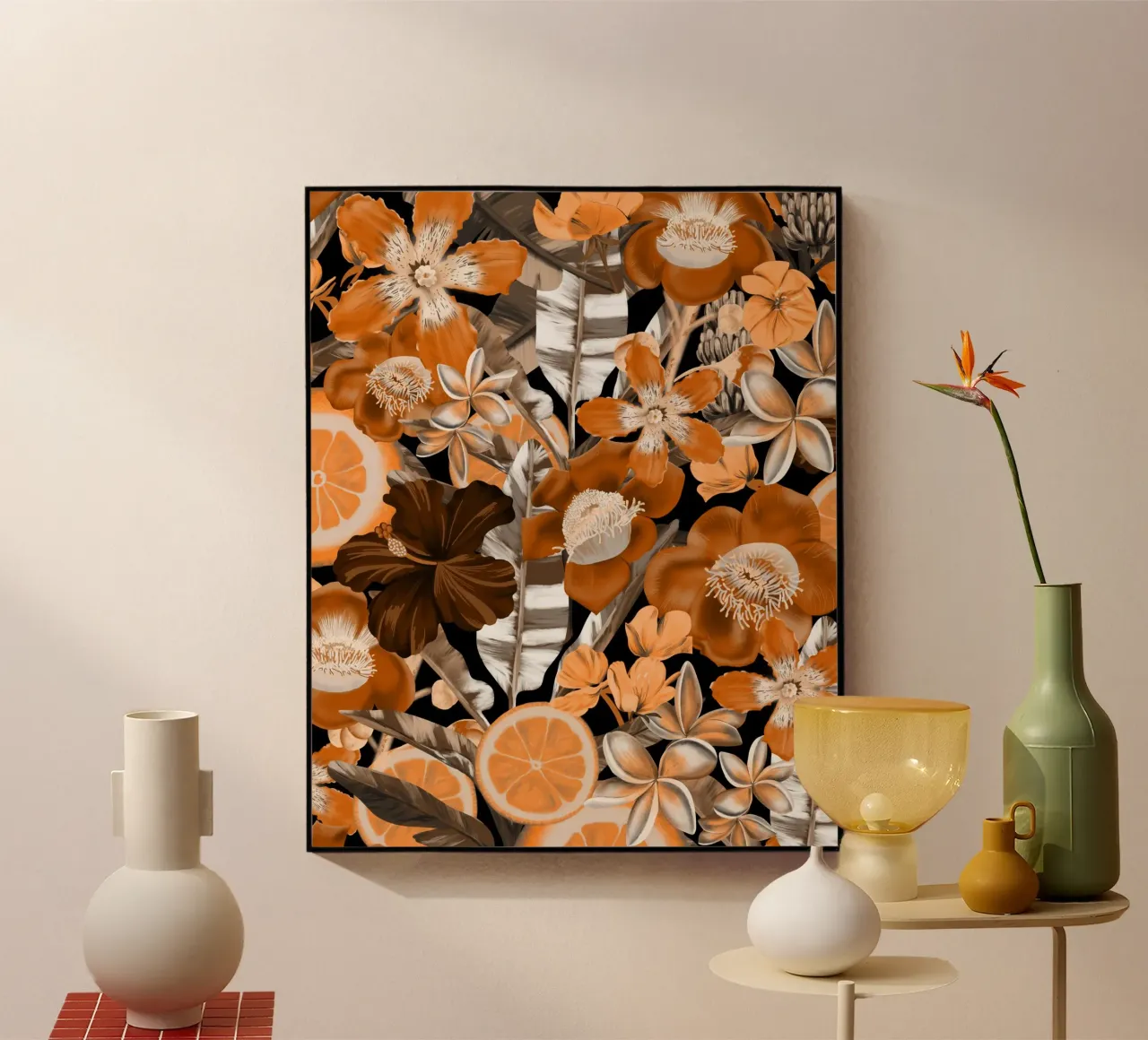 Flowers and Fruits plexiglass da anisillustration