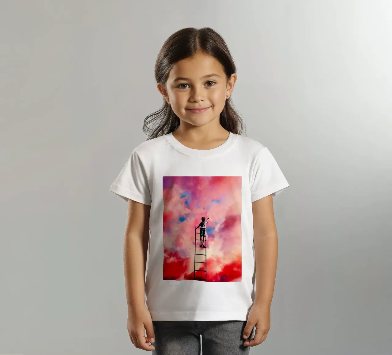 The Cloud Painter kids t-shirt by Taudalpoi