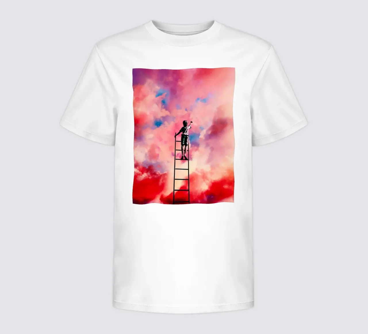 The Cloud Painter kids t-shirt by Taudalpoi
