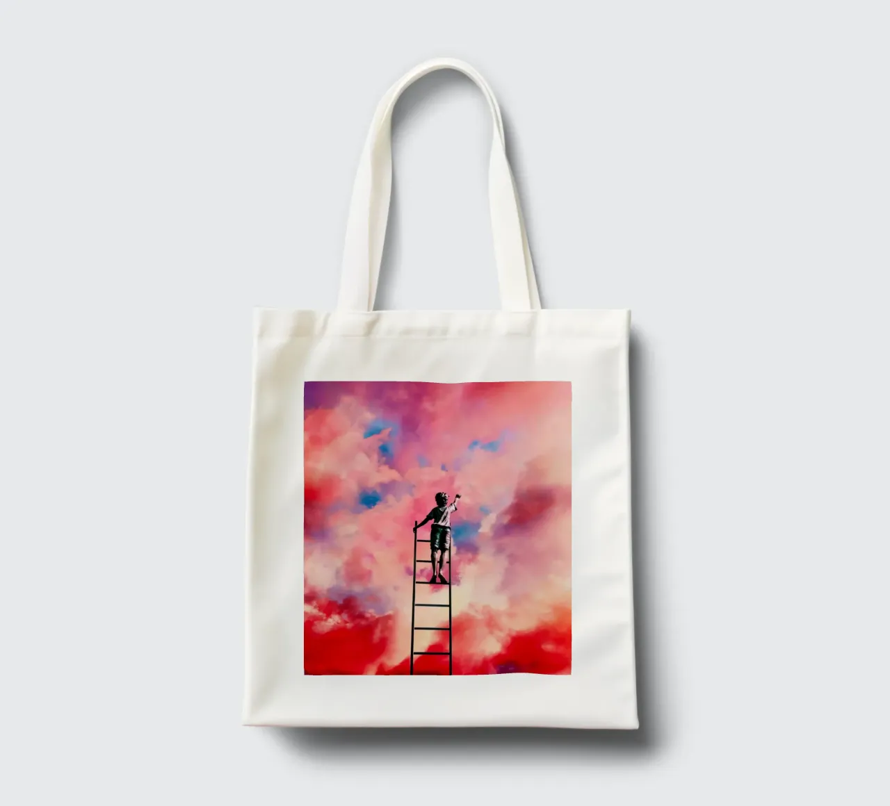 The Cloud Painter tote bag by Taudalpoi
