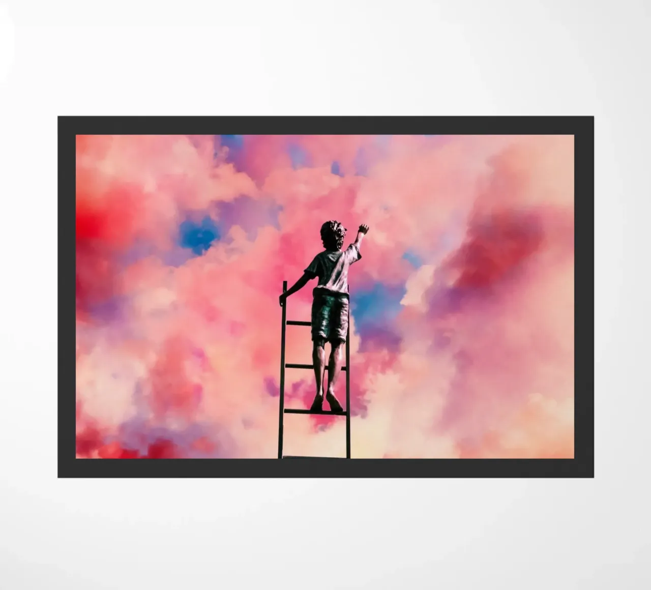 The Cloud Painter doormat by Taudalpoi