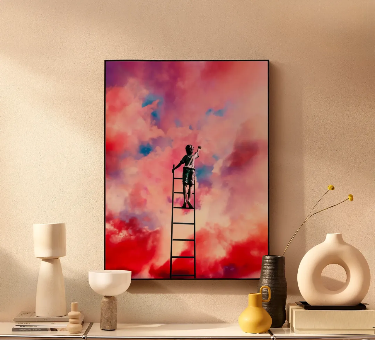 The Cloud Painter acrylic glass by Taudalpoi
