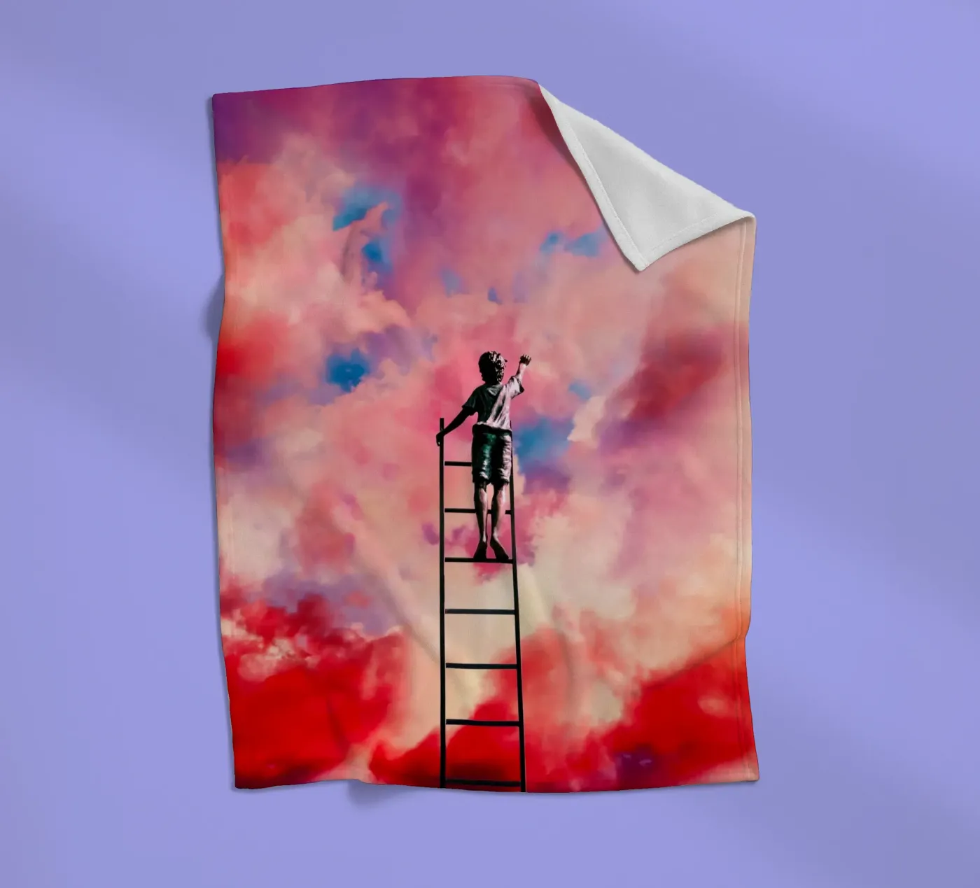 Der Wolkenmaler Fleecedecke von Taudalpoi