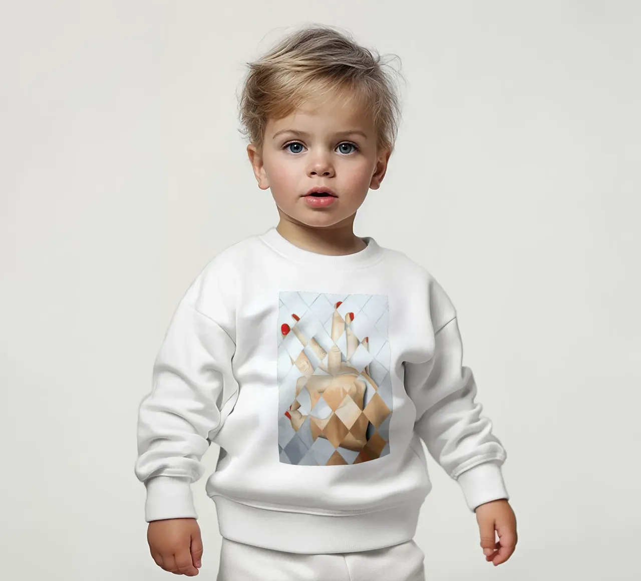 Hand sudadera de bebé de Allison Chaplin