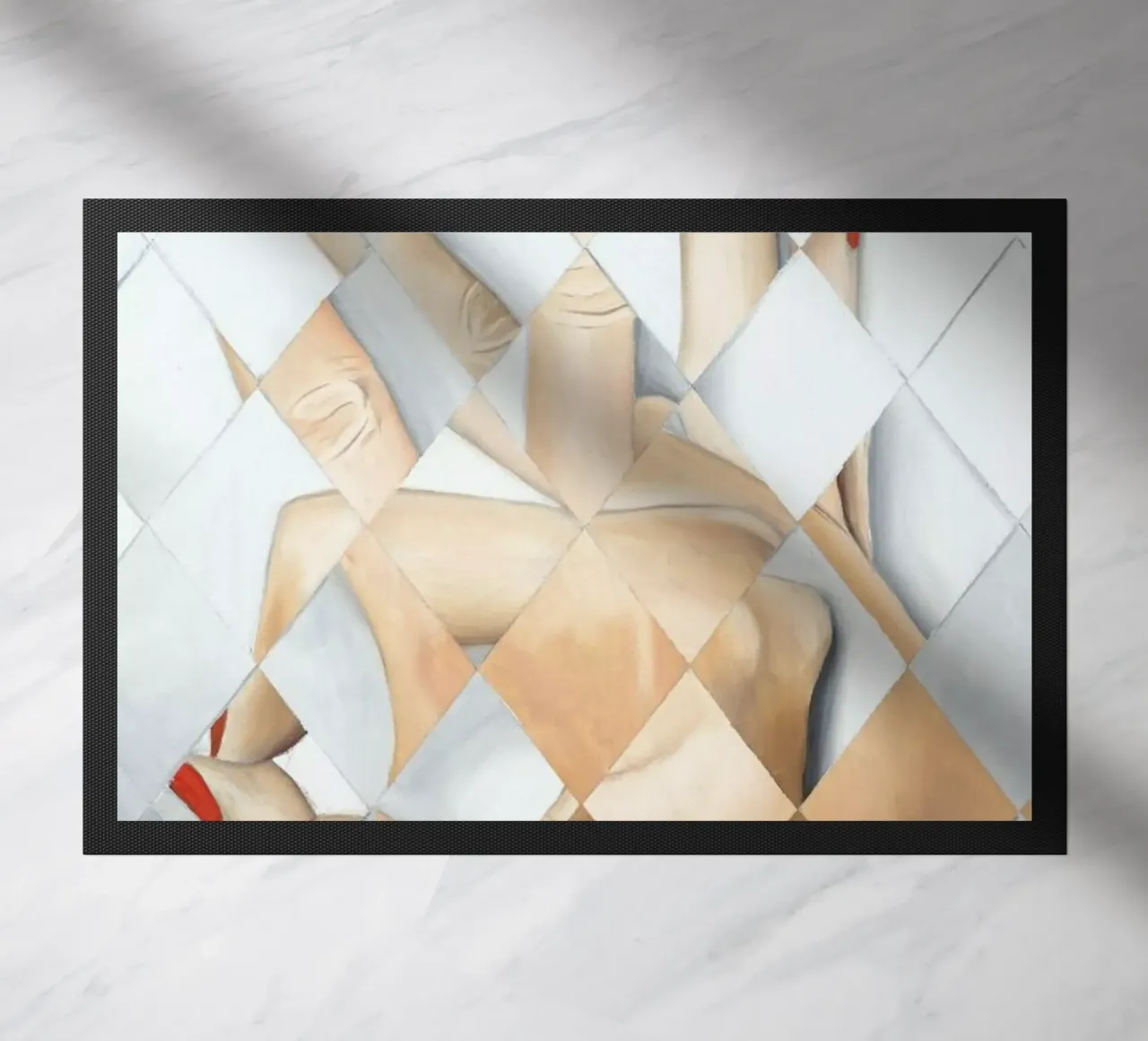 Hand doormat by Allison Chaplin