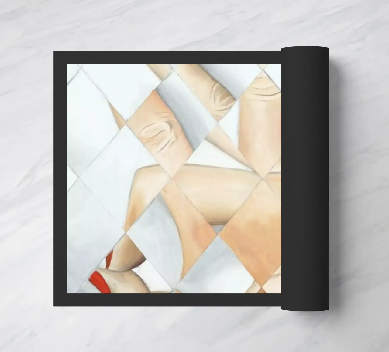 Hand doormat by Allison Chaplin